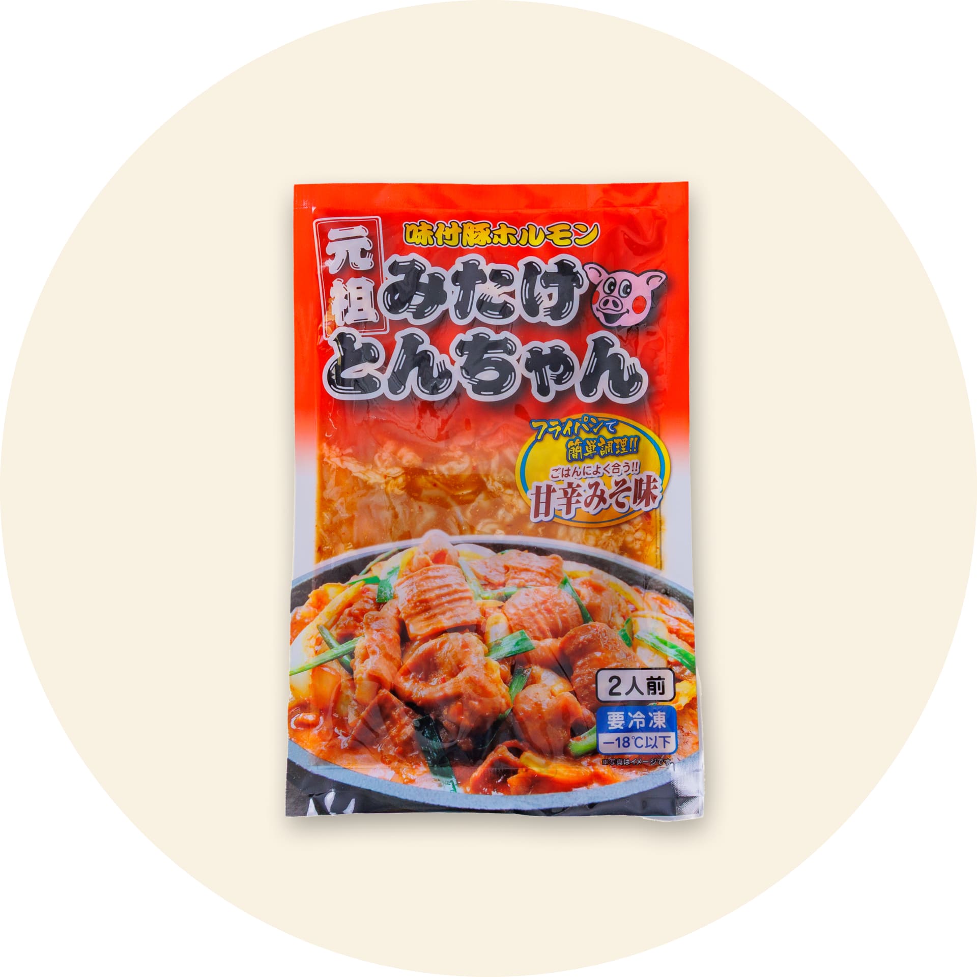 元祖みたけとんちゃん 甘辛みそ味 220g – 株式会社藤よし