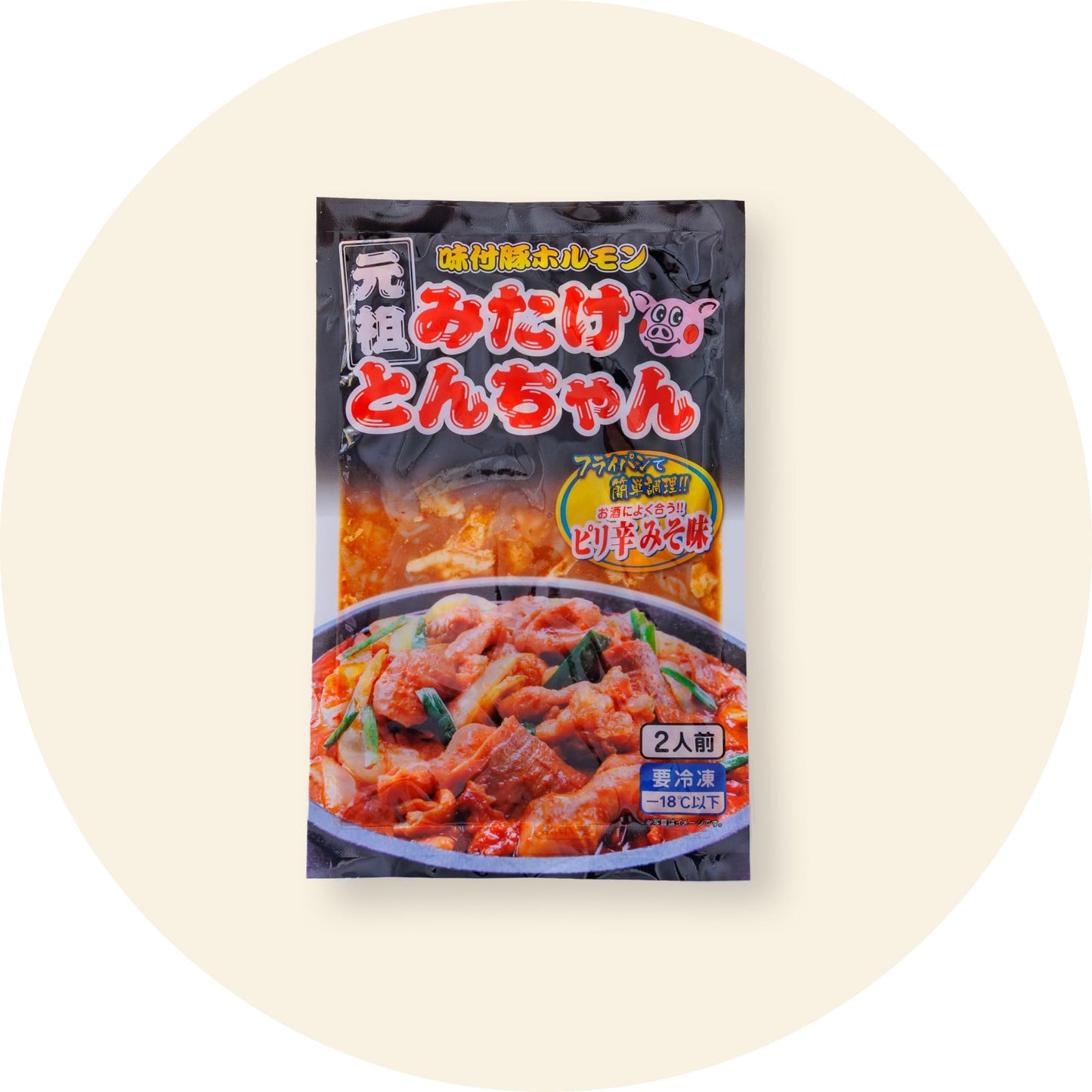 元祖みたけとんちゃん ピリ辛みそ味 220g